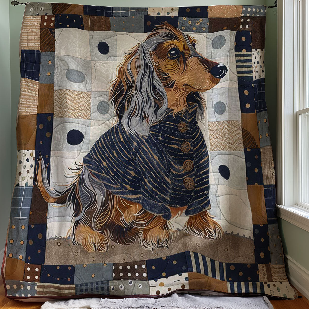 Dachshund WJ1807009CL Quilt