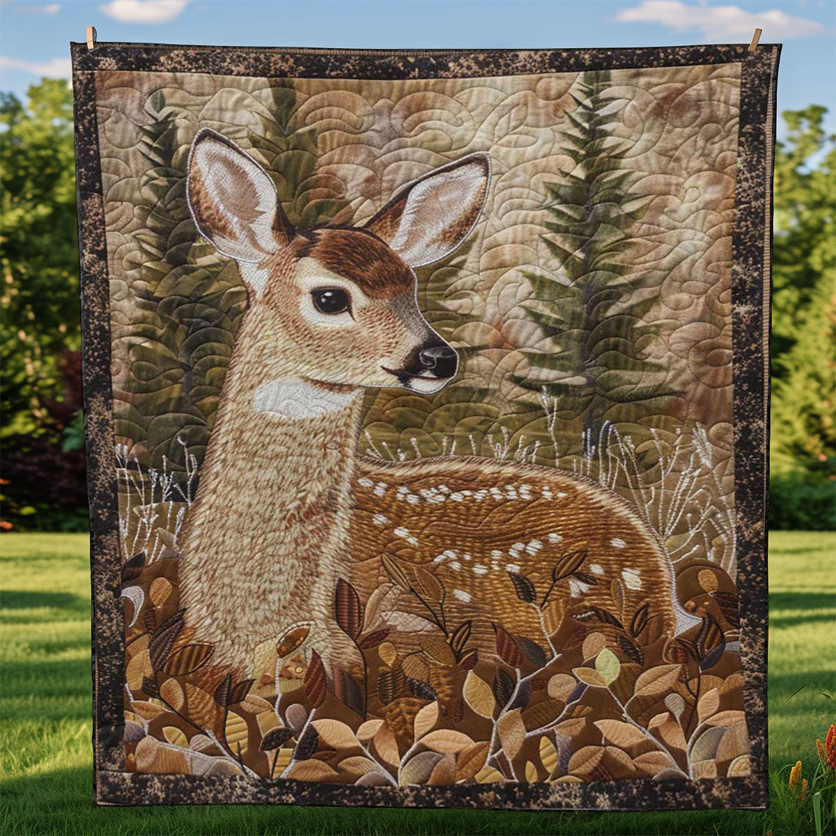 Deer WJ1009010CL Quilt