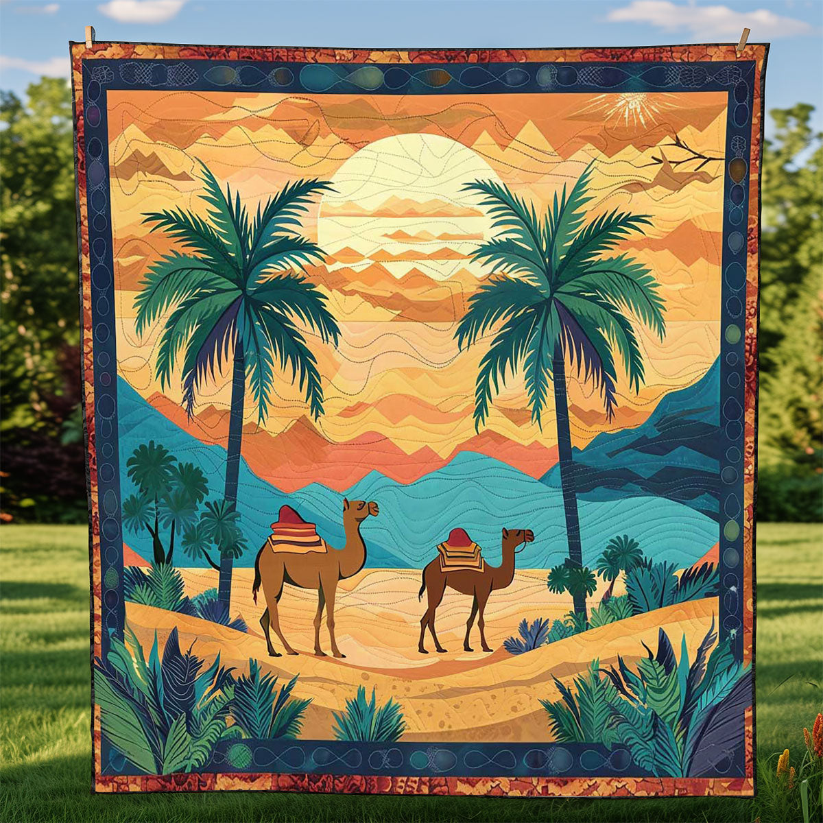 Desert Camel WJ0609008CL Quilt