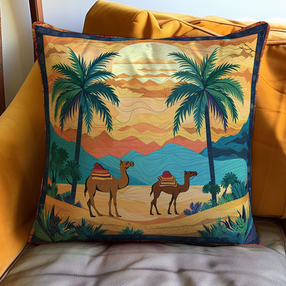 Desert Camel WJ0609035CL Quilt Pillow Case