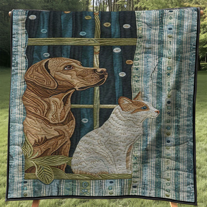 Dog And Cat WJ3007028CL Quilt