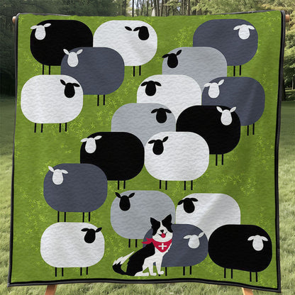 Dog And Sheep WJ1008017WQ Quilt