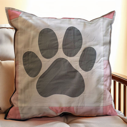 Dog paw WJ2307042CL Quilt Pillow Case