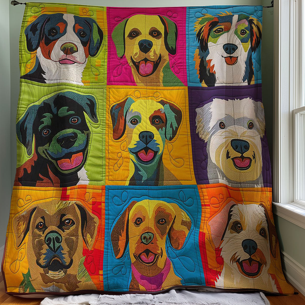 Dogs WJ1007007CL Quilt