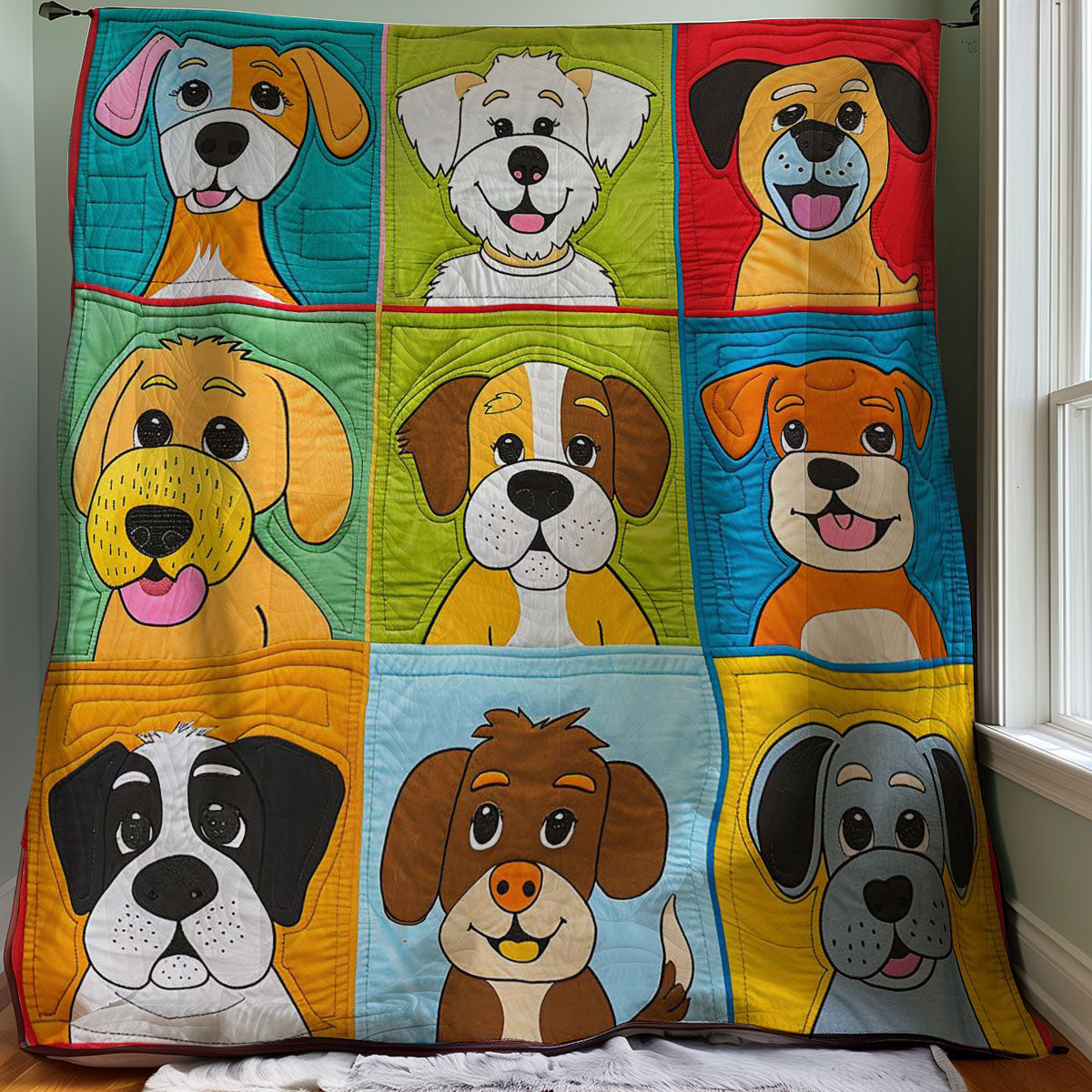 Dogs WJ1007008CL Quilt