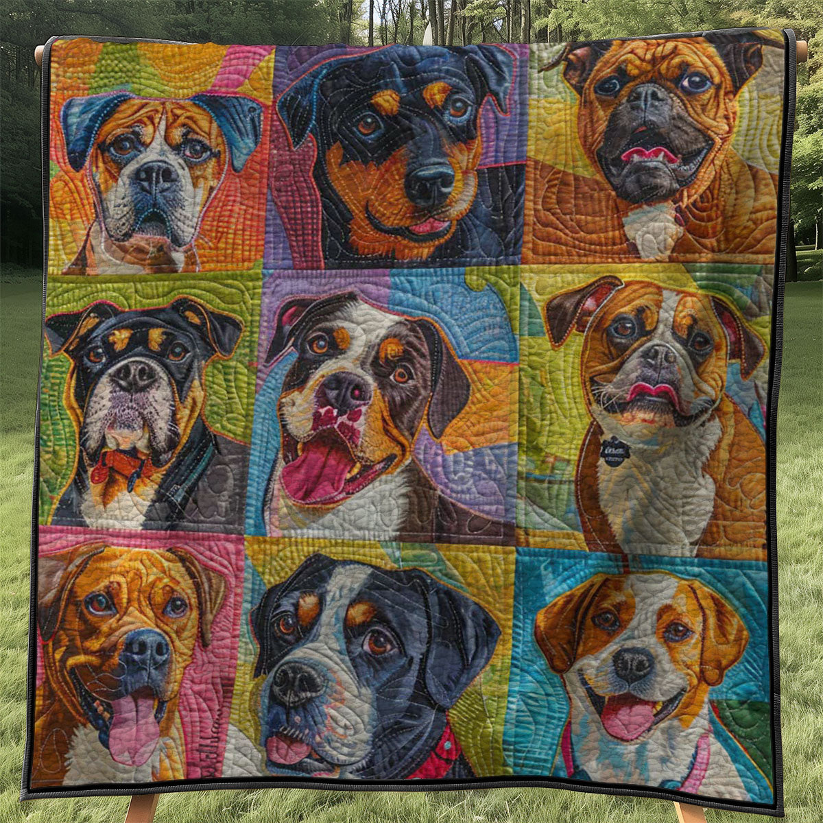 Dogs WJ3107019CL Quilt