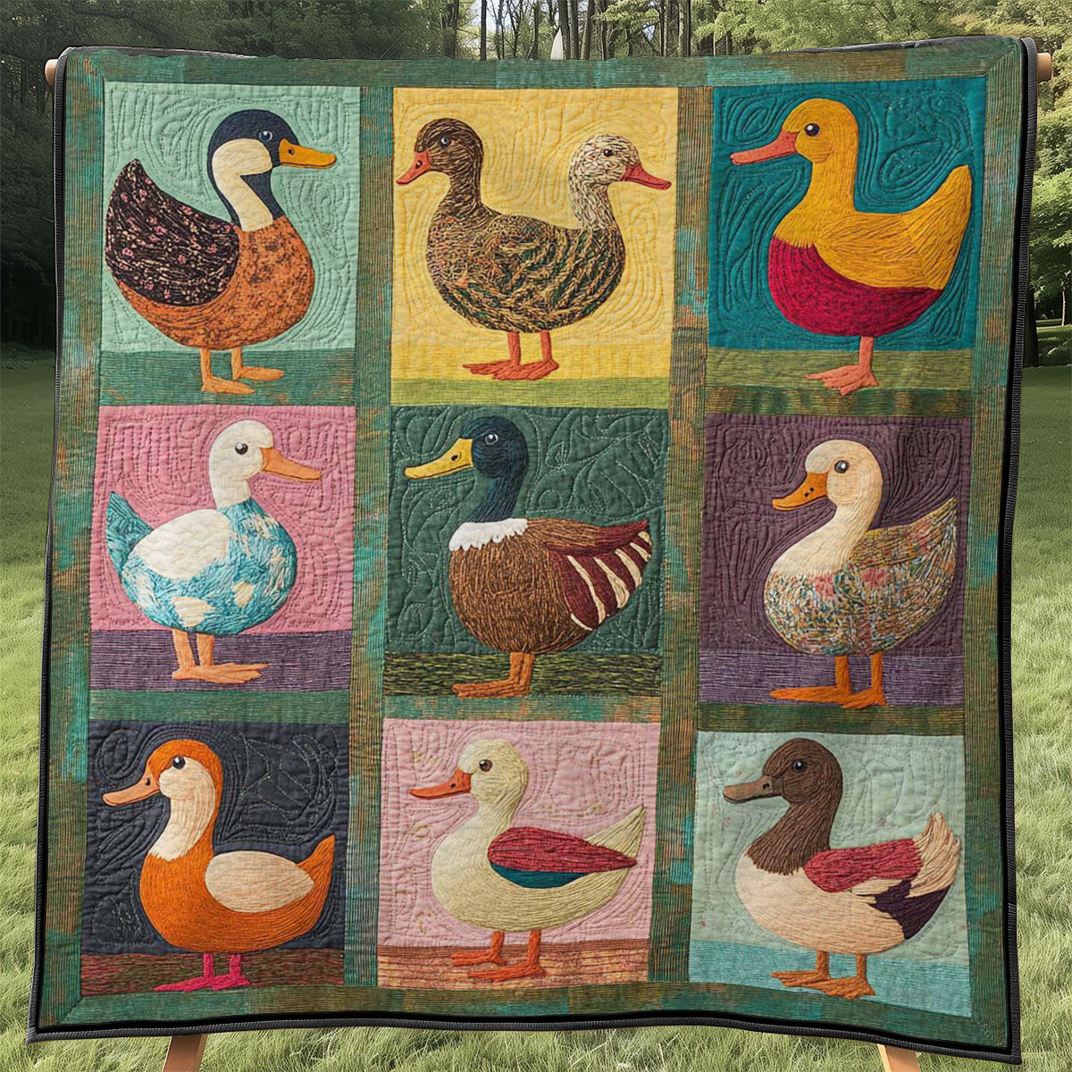 Ducks WJ0808037CL Quilt