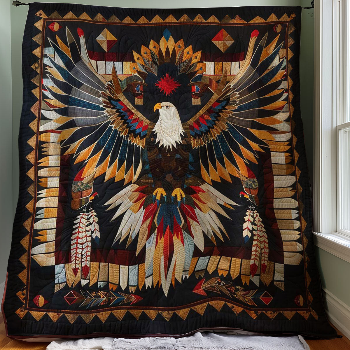 Eagle Native American WJ0407021CL Quilt