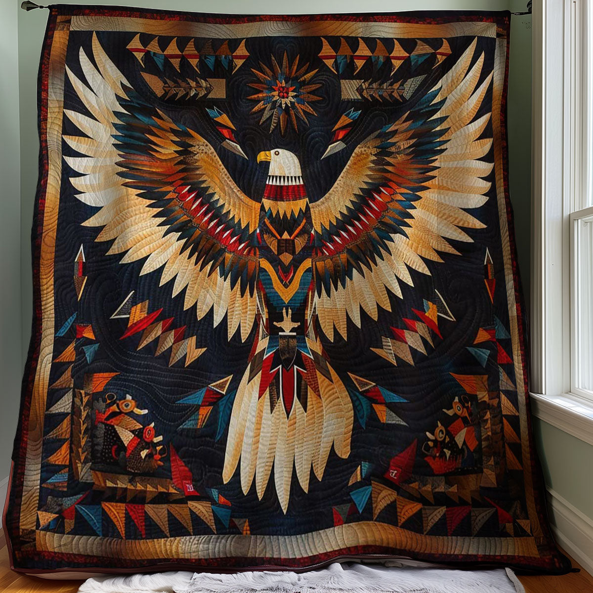 Eagle Native American WJ1007024CL Quilt