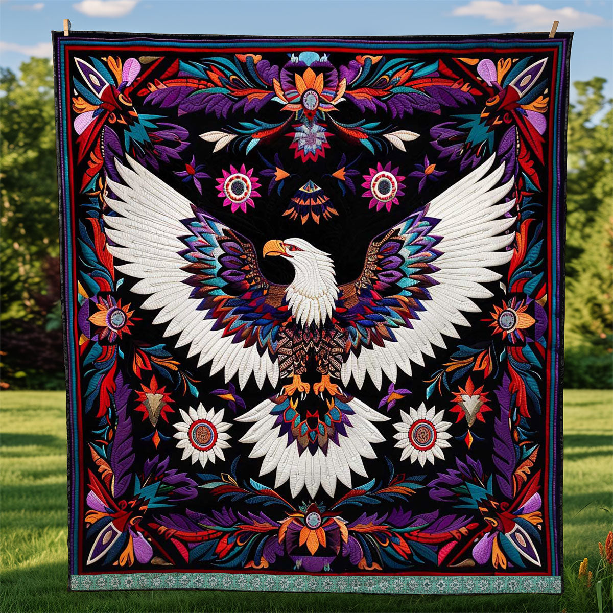 Eagle Native American WJ1409009CL Quilt