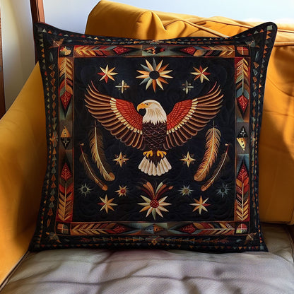 Eagle Native American WJ1409039CL Quilt Pillow Case