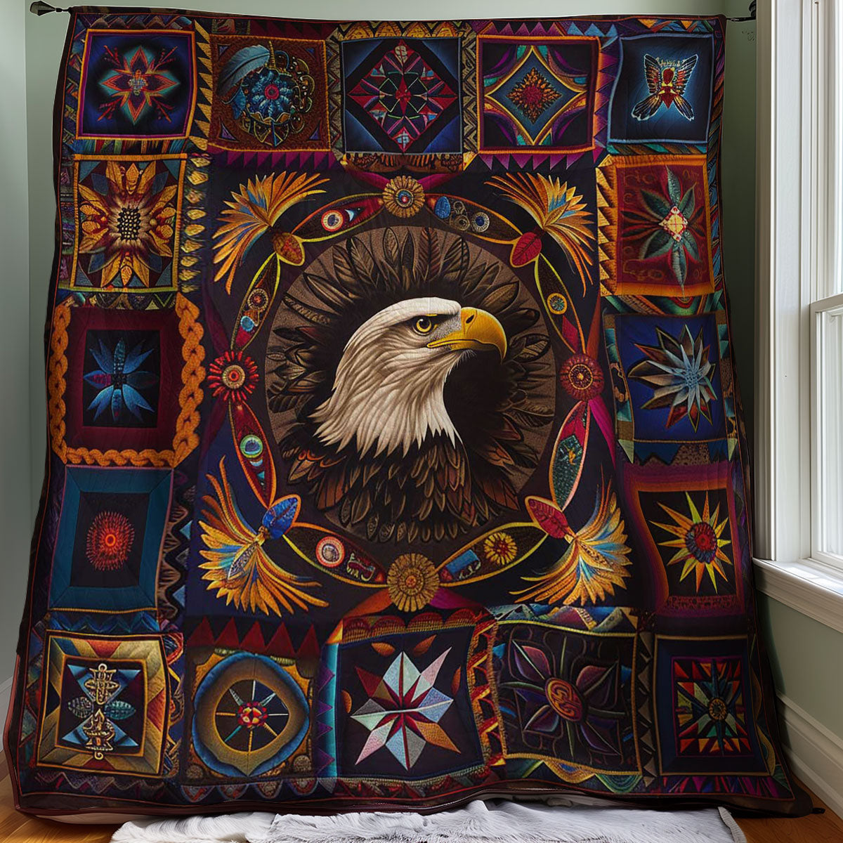 Eagle Native American WJ1507013CL Quilt