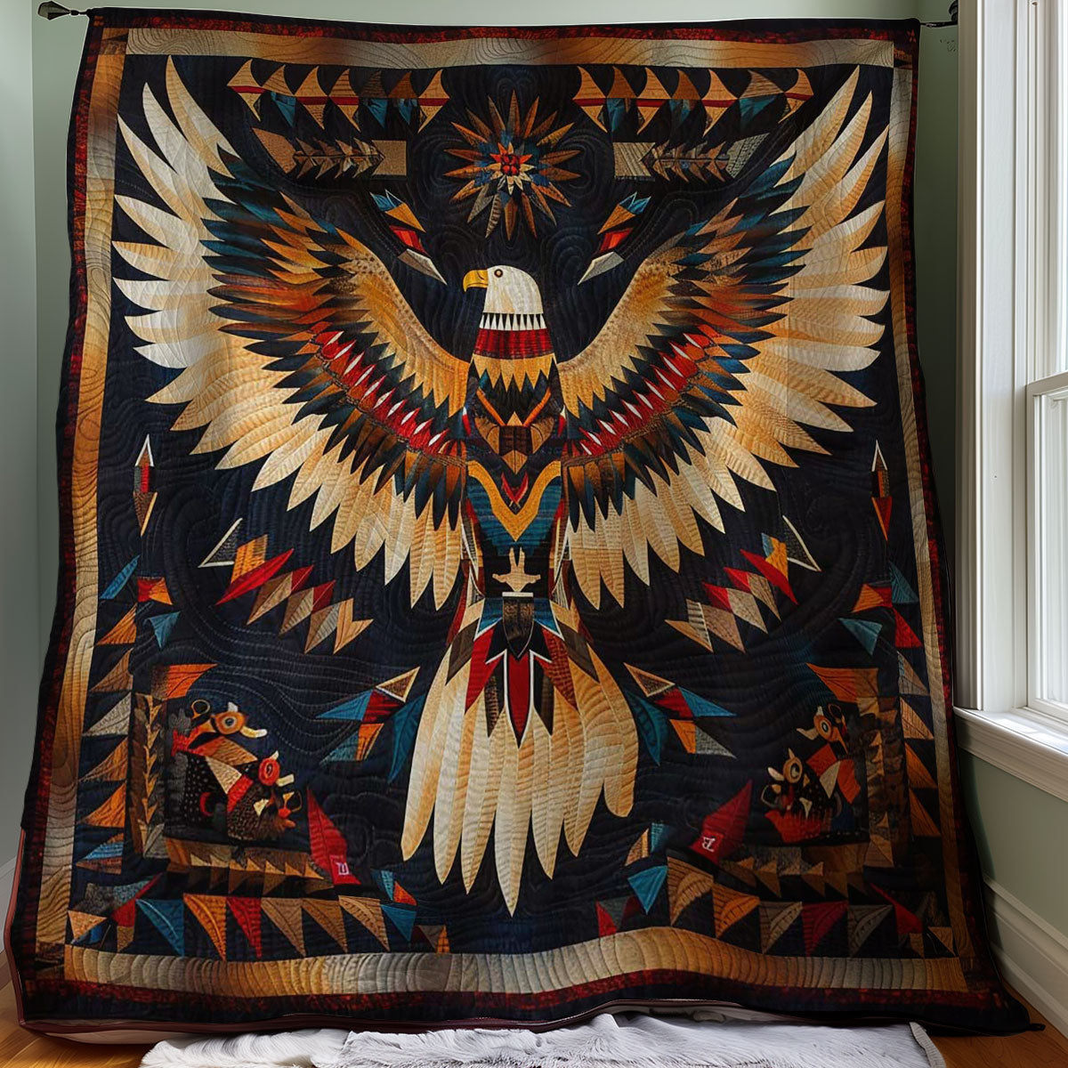 Eagle Native American WJ1607004CL Quilt