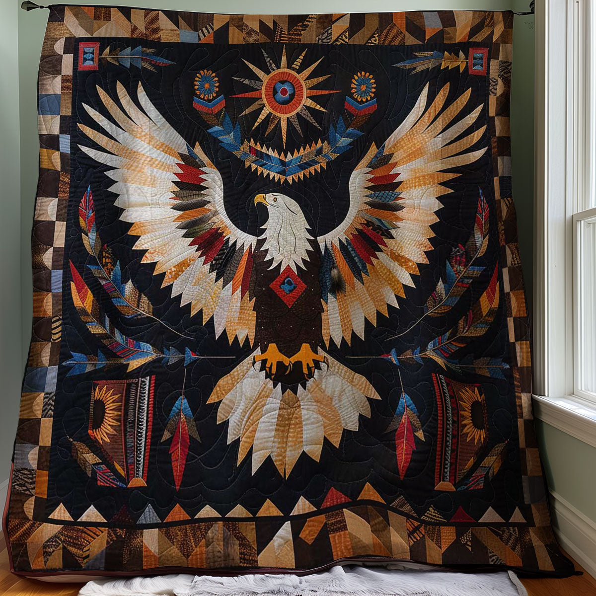 Eagle Native American WJ1707005CL Quilt