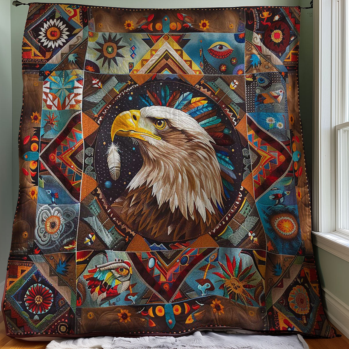 Eagle Native American WJ1807011CL Quilt