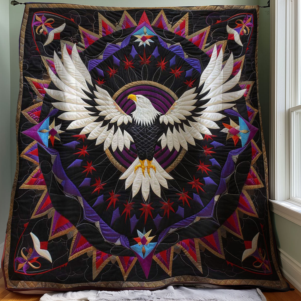 Eagle Native American WJ1907018CL Quilt