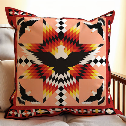 Eagle Native American WJ1907042WM Quilt Pillow Case