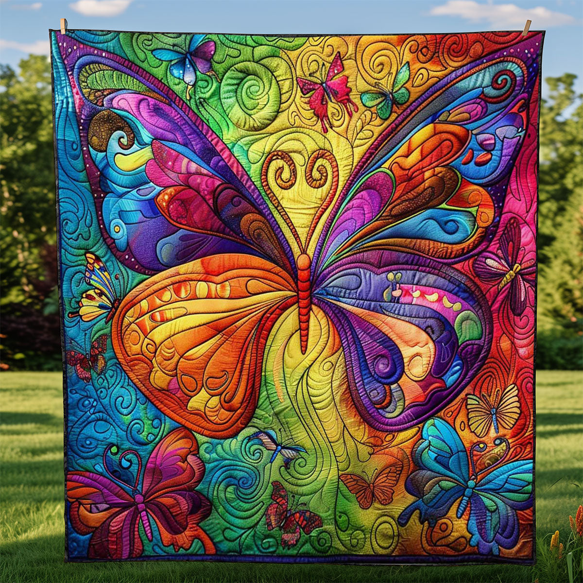 Enchanted Butterfly WJ2208009CL Quilt