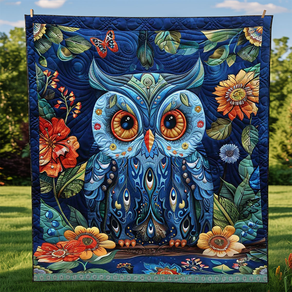 Enchanting Owl WJ1609007CL Quilt