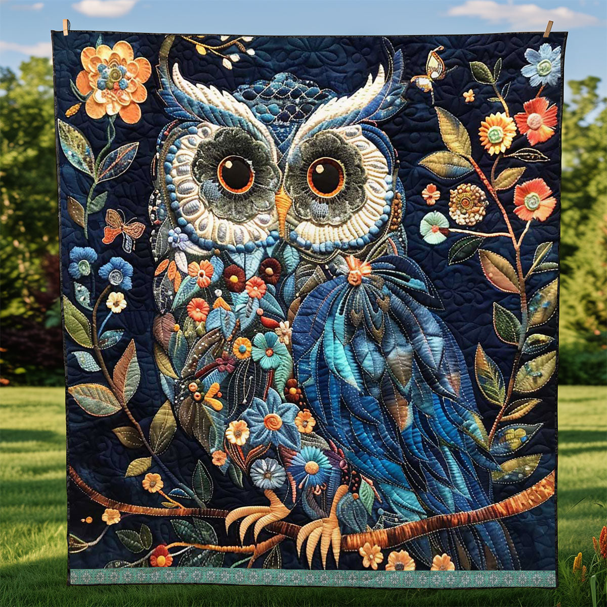 Enchanting Owl WJ1609008CL Quilt