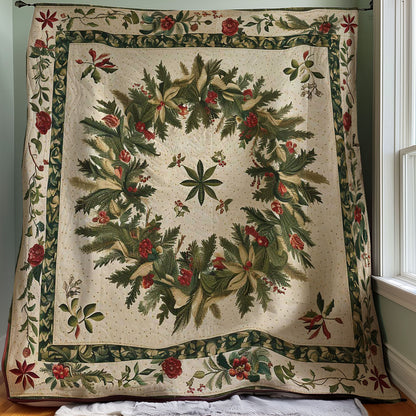 Evergreen Wreath WJ0807008CL Quilt