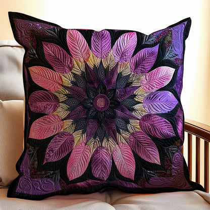 Feathered Flower WJ2007045CL Quilt Pillow Case