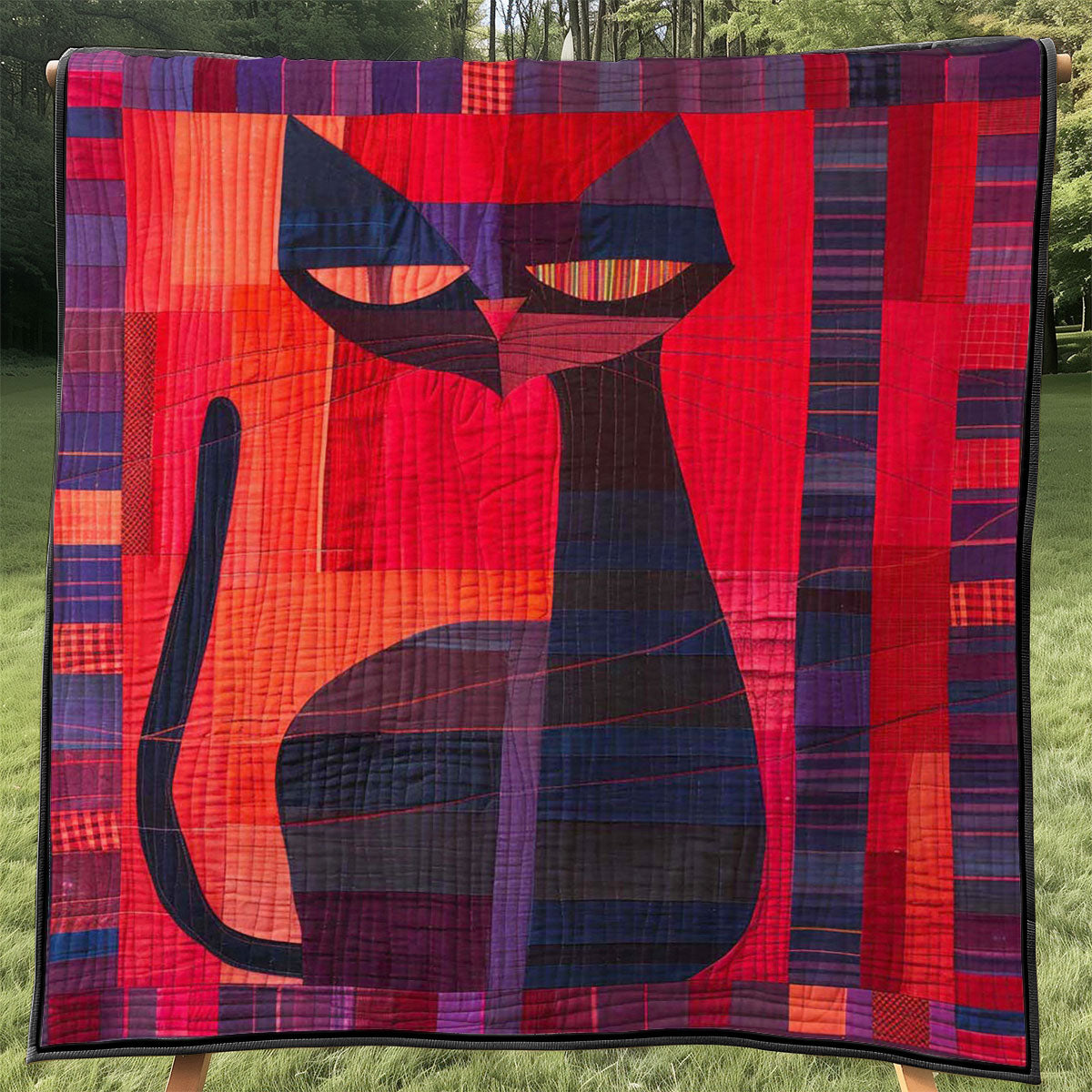 Feline Silhouettes WJ1908012CL Quilt