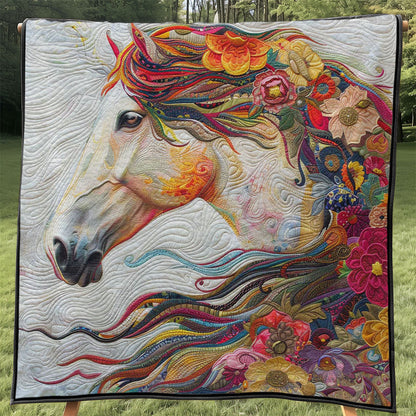 Flower Horse WJ1308013CL Quilt