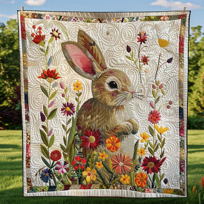 Flower Rabbit WJ2608010CL Quilt