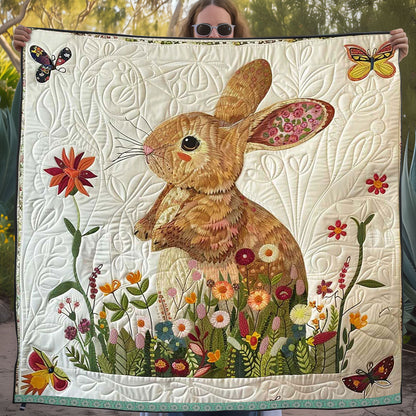 Flower Rabbit WJ2908008CL Quilt