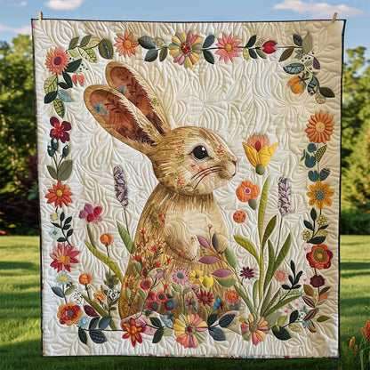 Flower Rabbit WJ3008017CL Quilt