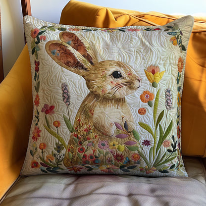 Flower Rabbit WJ3008035CL Quilt Pillow Case