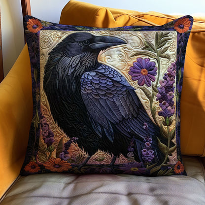 Flower Raven WJ0509036CL Quilt Pillow Case