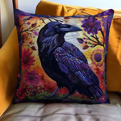 Flower Raven WJ0509037CL Quilt Pillow Case