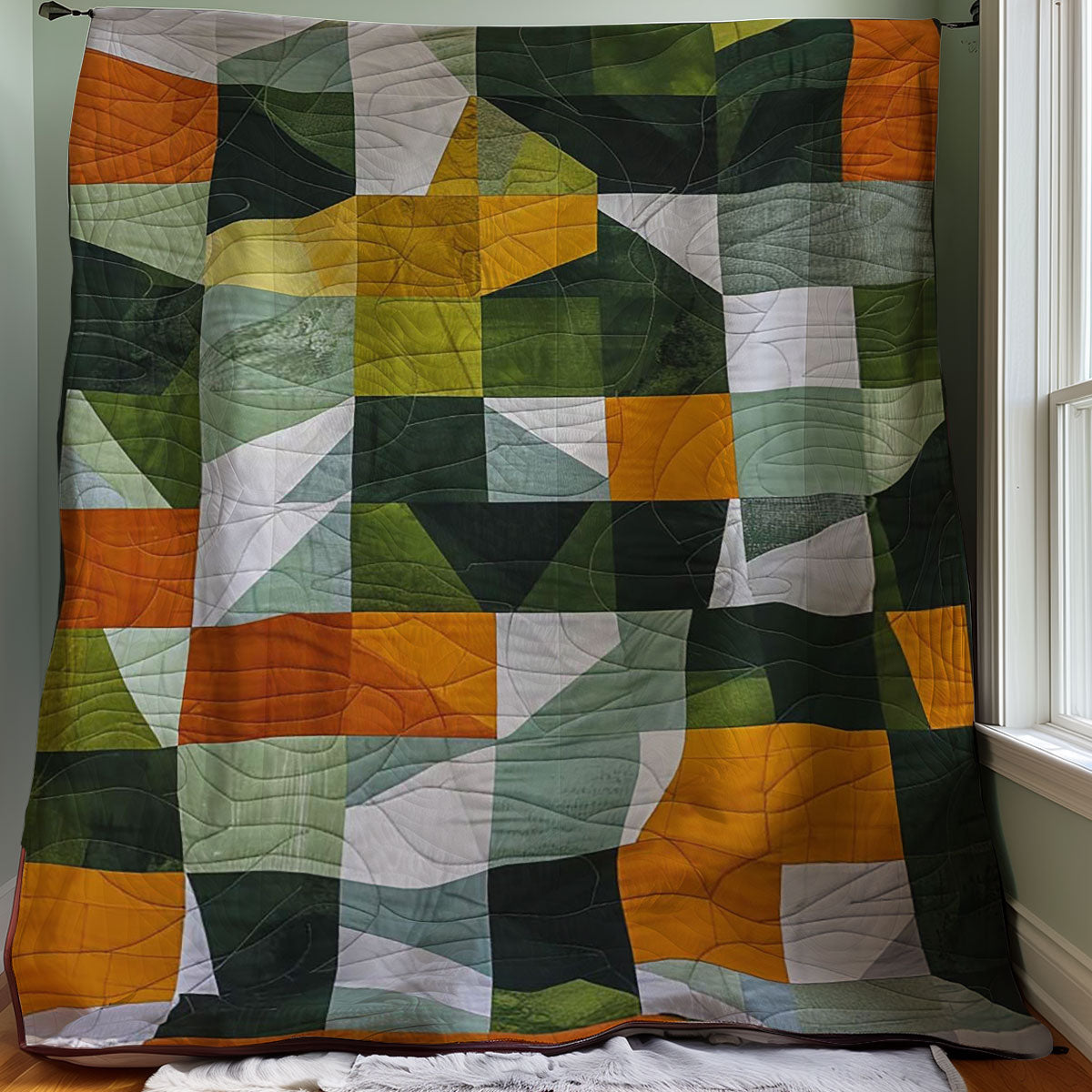 Geometric Patchwork WJ1207005CL Quilt