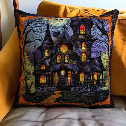 Halloween House WJ0609037CL Quilt Pillow Case