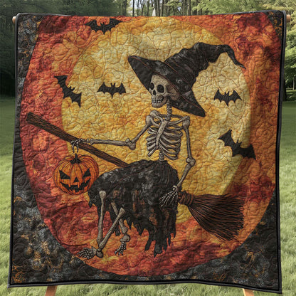 Halloween Witch Skeleton WJ0608017CL Quilt