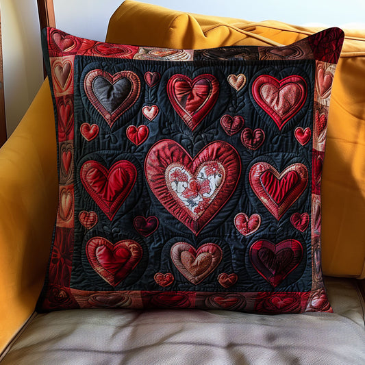 Heart WJ0611034CL Quilt Pillow Case