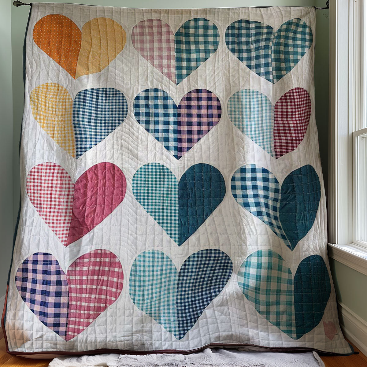 Hearts WJ2007027CL Quilt