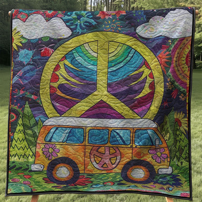 Hippie Hippy Car WJ0308021CL Quilt