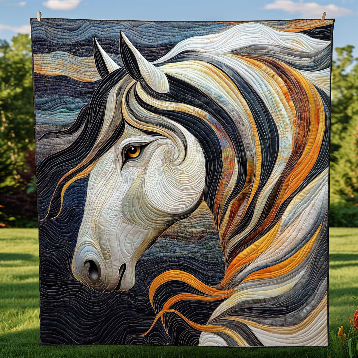 Horse Lovers WJ2108019CL Quilt