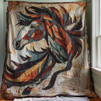 Horse Native American WJ0207003CL Quilt