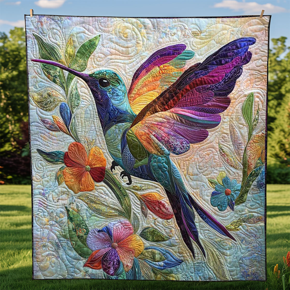 Hummingbird WJ2408016CL Quilt