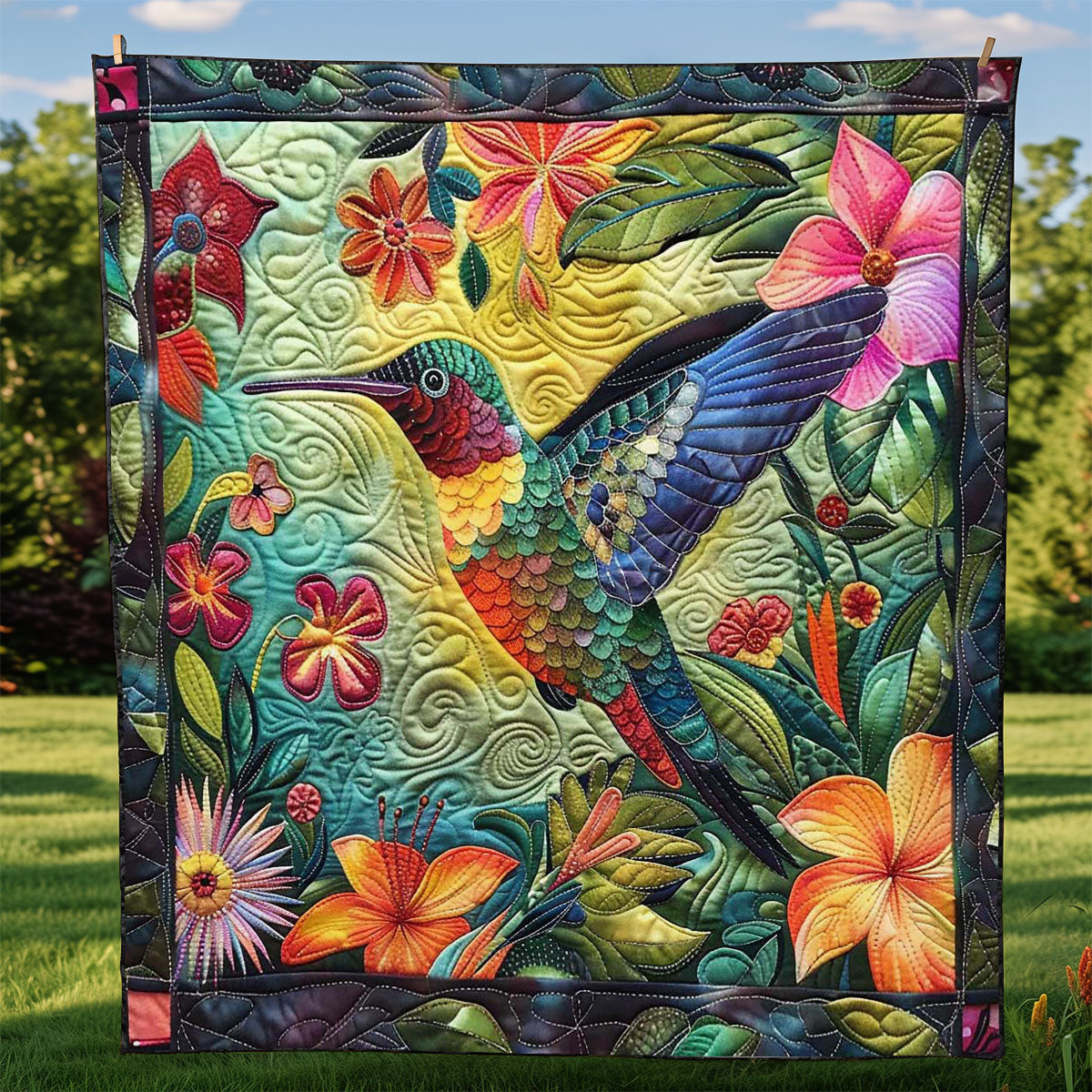 Hummingbird WJ2608017CL Quilt