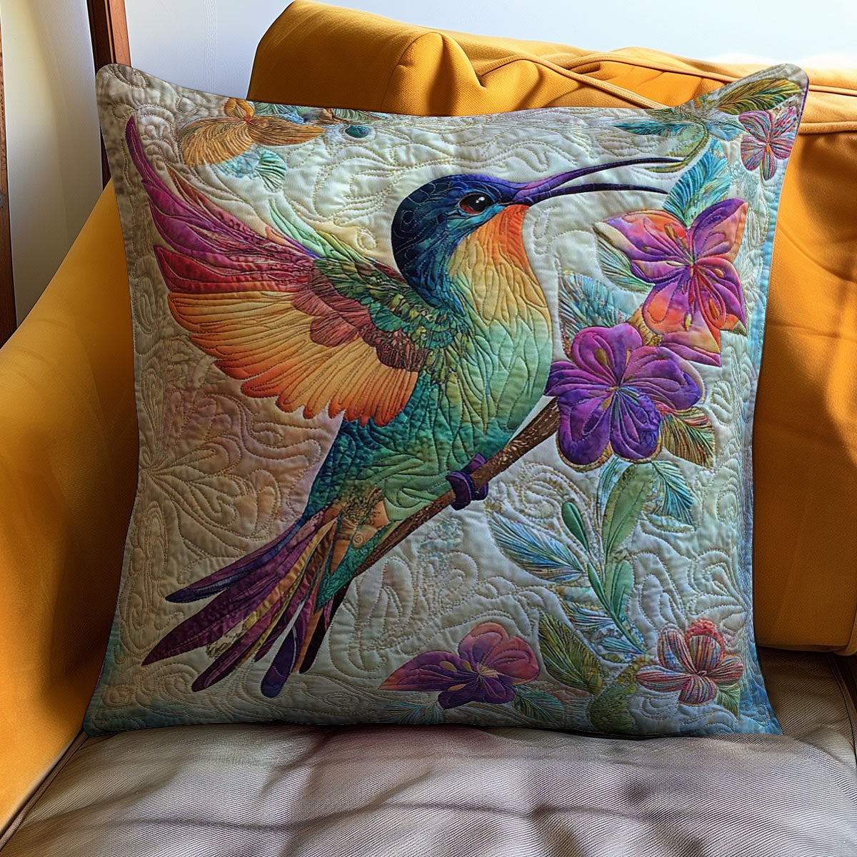 Hummingbird WJ2908036CL Quilt Pillow Case