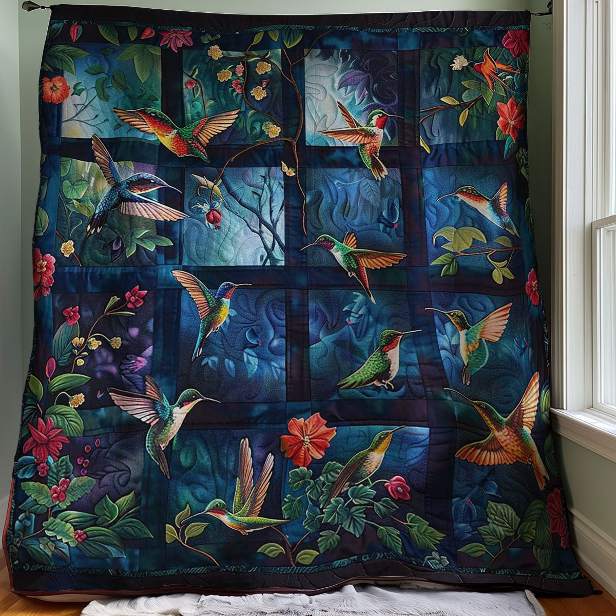 Hummingbirds WJ2806010CL Quilt