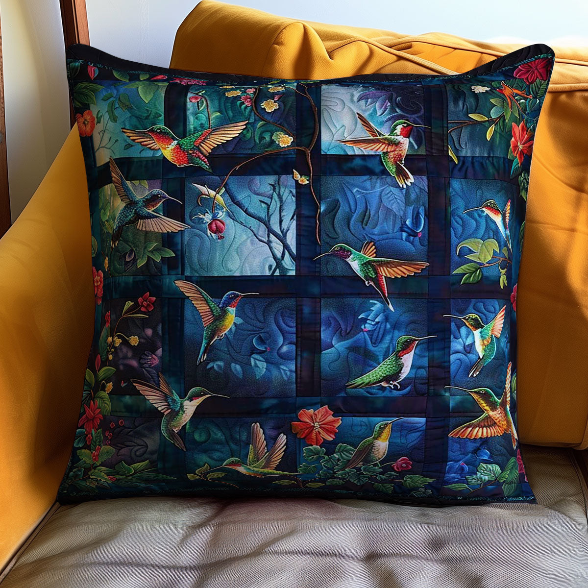 Hummingbirds WJ2806022CL Quilt Pillow Case