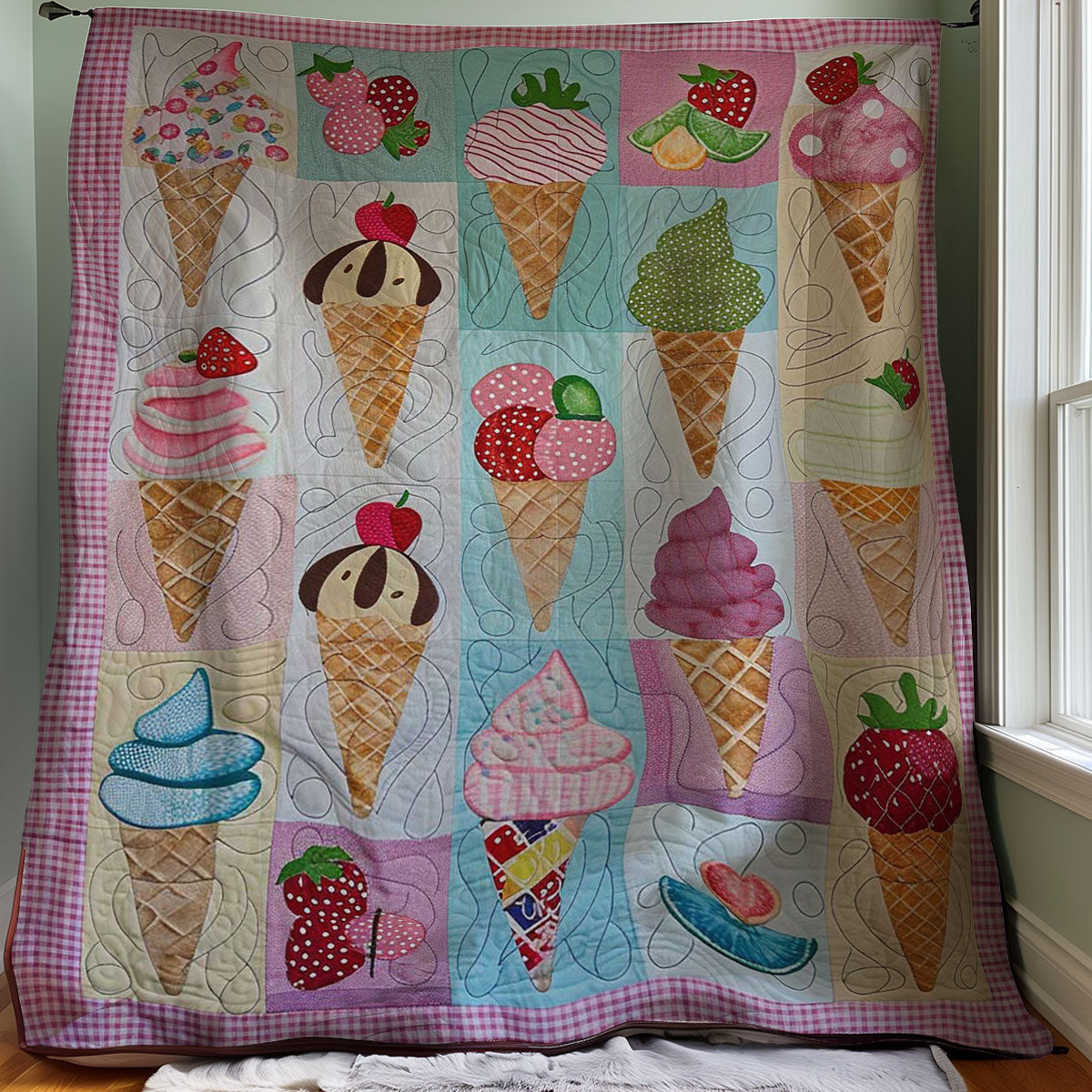 Ice Cream WJ1007012CL Quilt