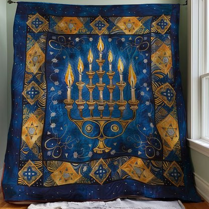 Jewish Hanukkah WJ2207031CL Quilt