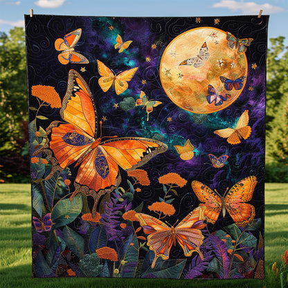 Majestic Butterfly Night WJ2208013CL Quilt